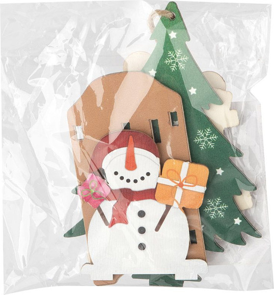 Изображение товара Елочная игрушка Волшебная страна Снеговик с подарками 110384