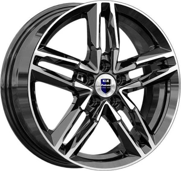 Изображение товара Литой диск K&K Sayan 16x6" 5x110мм DIA 63.35мм ET 45мм Алмаз черный