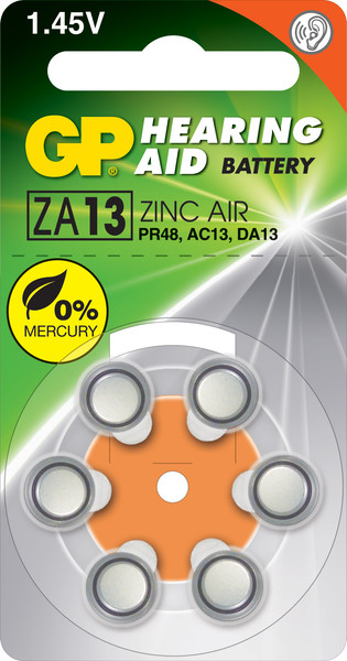 Изображение товара Комплект батареек GP Batteries GP ZA13F-ELTD6
