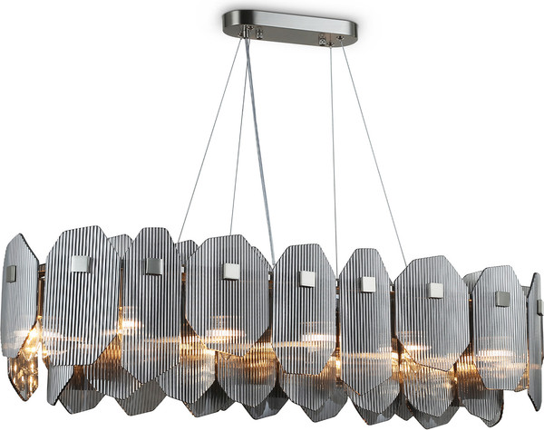 Изображение товара Люстра Ambrella LH31205/12 SN/SM (сатин никель/дымчатый)