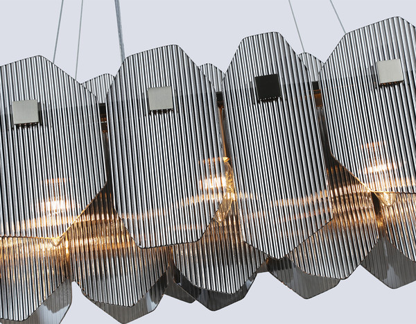 Изображение товара Люстра Ambrella LH31205/12 SN/SM (сатин никель/дымчатый)