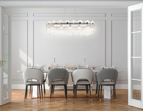 Изображение товара Люстра Ambrella LH31255/12 BS/CL (латунь/прозрачный)