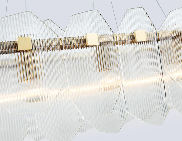 Изображение товара Люстра Ambrella LH31255/12 BS/CL (латунь/прозрачный)