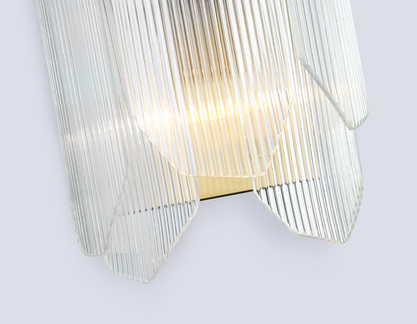 Изображение товара Бра Ambrella LH31257/2 BS/CL (латунь/прозрачный)