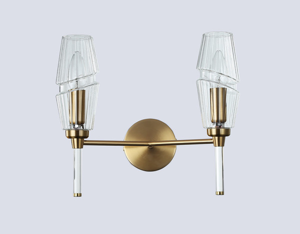 Изображение товара Бра Ambrella LH55206/2 BS/CL (латунь/прозрачный)