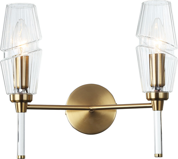 Изображение товара Бра Ambrella LH55206/2 BS/CL (латунь/прозрачный)