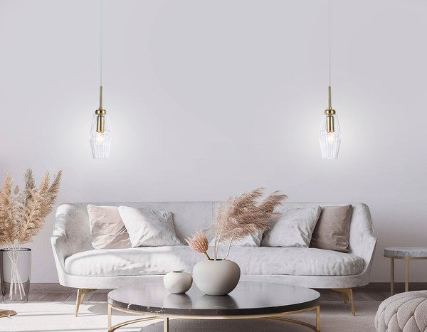 Изображение товара Потолочный светильник Ambrella LH55208 BS/CL (латунь/прозрачный)