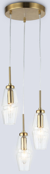 Изображение товара Люстра Ambrella LH55210/3 BS/CL (латунь/прозрачны)