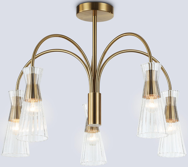 Изображение товара Люстра Ambrella LH55701/5 BS/CL (латунь/прозрачный)