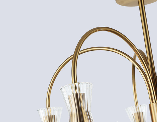 Изображение товара Люстра Ambrella LH55701/5 BS/CL (латунь/прозрачный)