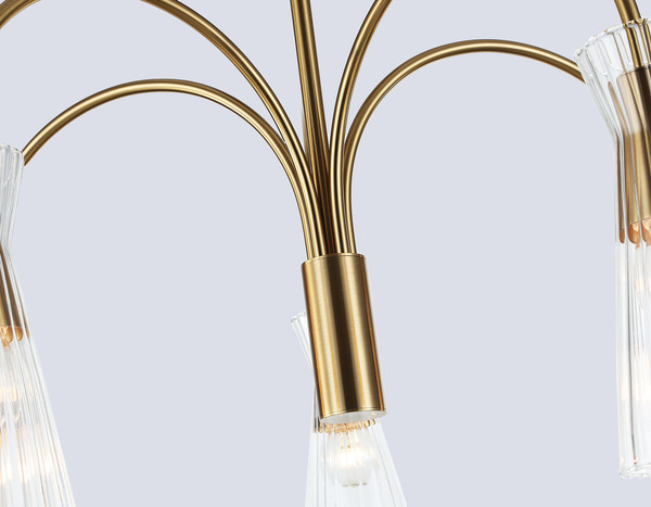 Изображение товара Люстра Ambrella LH55701/5 BS/CL (латунь/прозрачный)