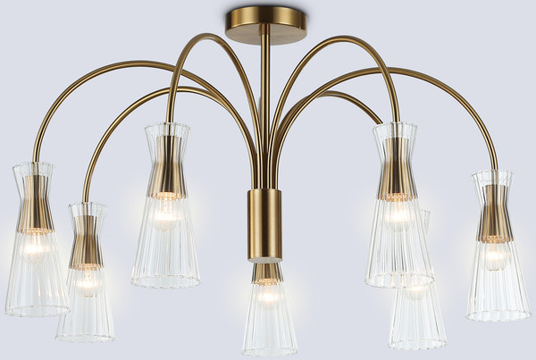 Изображение товара Люстра Ambrella LH55703/7 BS/CL (латунь/прозрачный)