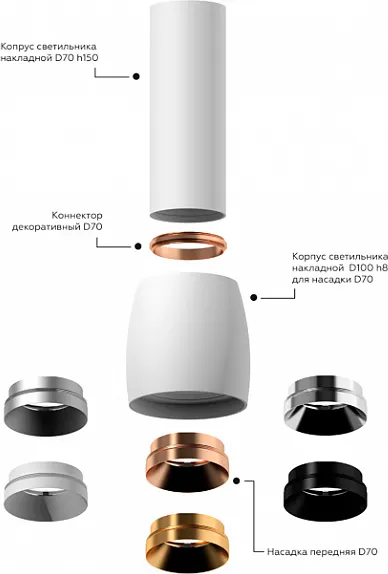 Изображение товара Кольцо декоративное для светильника Ambrella A2072 PYG ( золото желтое полированное)
