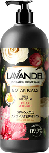 Изображение товара Гель для душа Lavandel Роза и пион (1л)