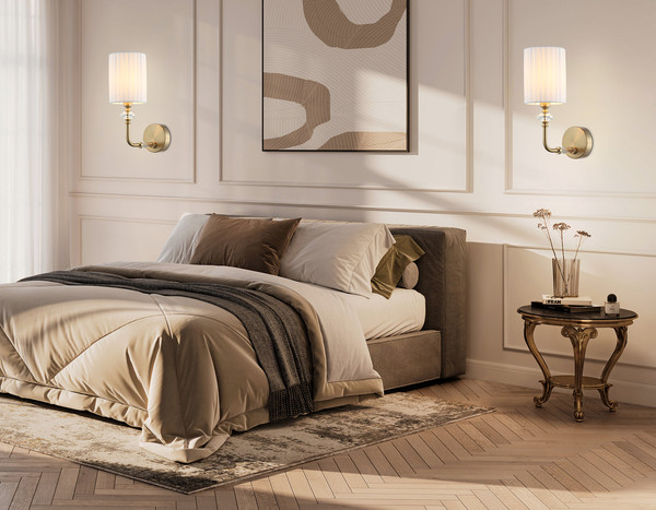 Изображение товара Бра Ambrella LH71506 BS/FR (латунь/белый матовый)