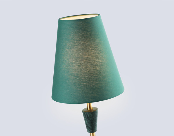 Изображение товара Прикроватная лампа Ambrella LH75057 BS/GN (латунь/зеленый)