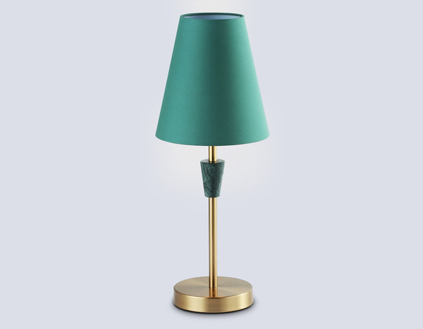 Изображение товара Прикроватная лампа Ambrella LH75057 BS/GN (латунь/зеленый)
