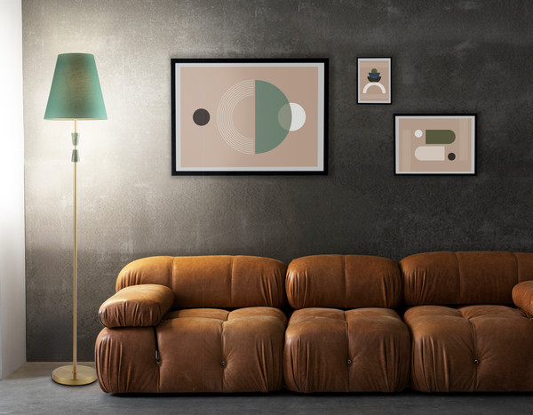 Изображение товара Торшер Ambrella LH75059 BS/GN (латунь/зеленый)