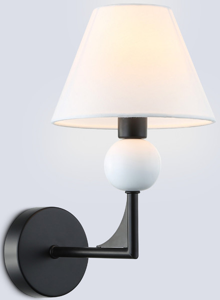 Изображение товара Бра Ambrella LH75156 BK/FR (черный/белый матовый)