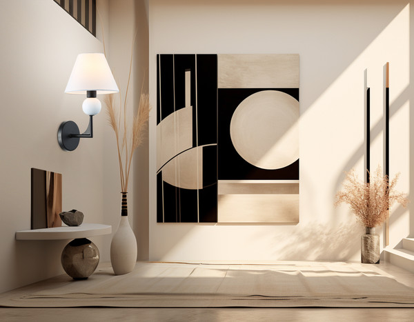 Изображение товара Бра Ambrella LH75156 BK/FR (черный/белый матовый)