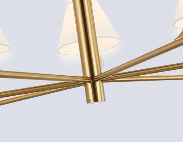 Изображение товара Люстра Ambrella LH75162/7 BS/FR (латунь/белый матовый)