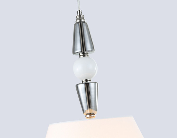 Изображение товара Потолочный светильник Ambrella LH75250 SN/FR (сатин никель/белый матовый)