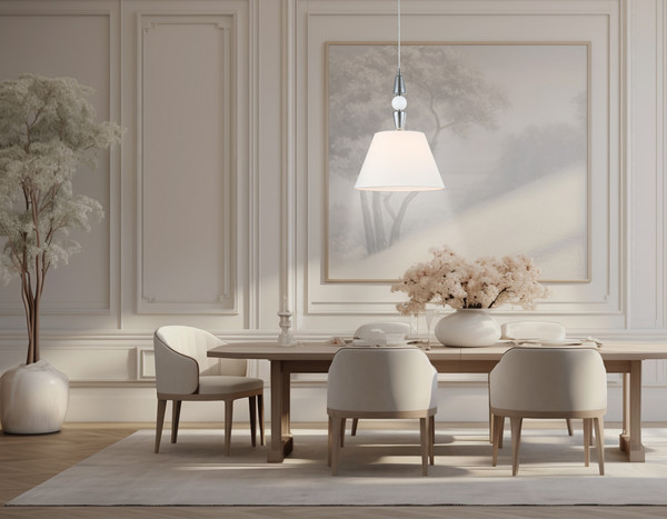 Изображение товара Потолочный светильник Ambrella LH75250 SN/FR (сатин никель/белый матовый)