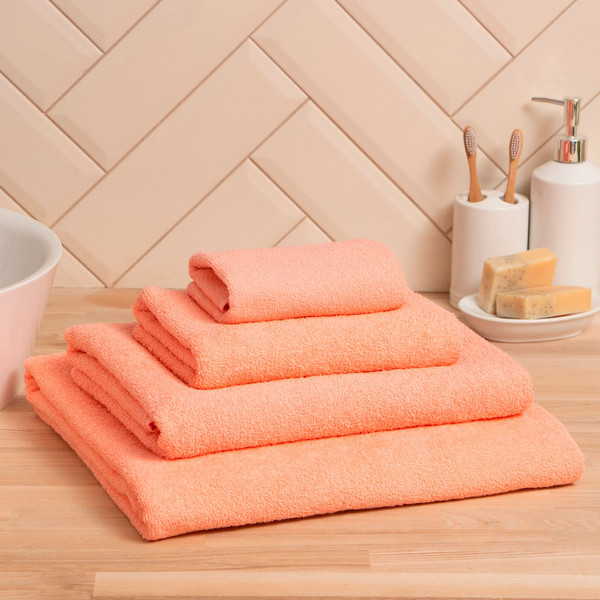 Изображение товара Полотенце Lilia Бордюр Махровое 100x150 400г (коралл)