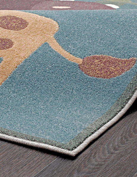 Изображение товара Коврик Merinos Sofit C043-STAN-LIGHT-BLUE (0.8х1.5)