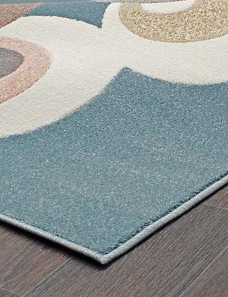 Изображение товара Коврик Merinos Sofit C051-STAN-LIGHT-BLUE (1.2х1.8)