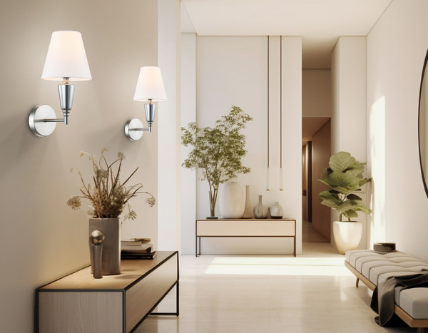 Изображение товара Бра Ambrella LH75259 SN/FR (сатин никель/белый матовый)