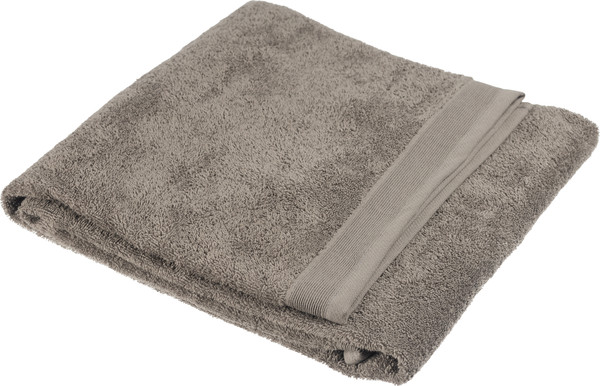 Изображение товара Полотенце Lilia Бордюр Махровое 100x150 400г (темно-серый)