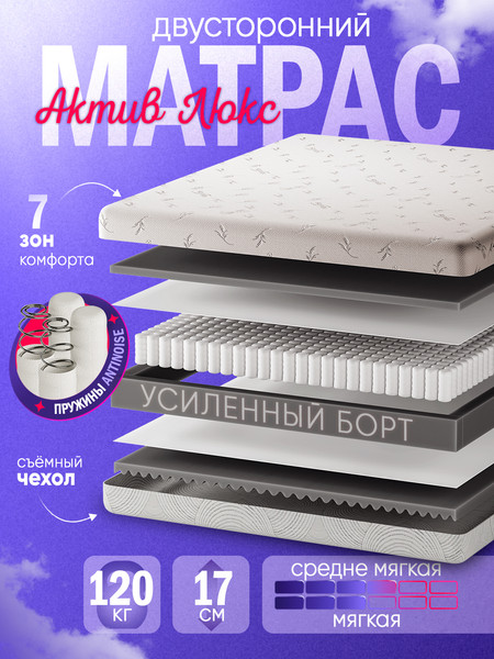 Изображение товара Матрас AMI Актив Люкс 90x200