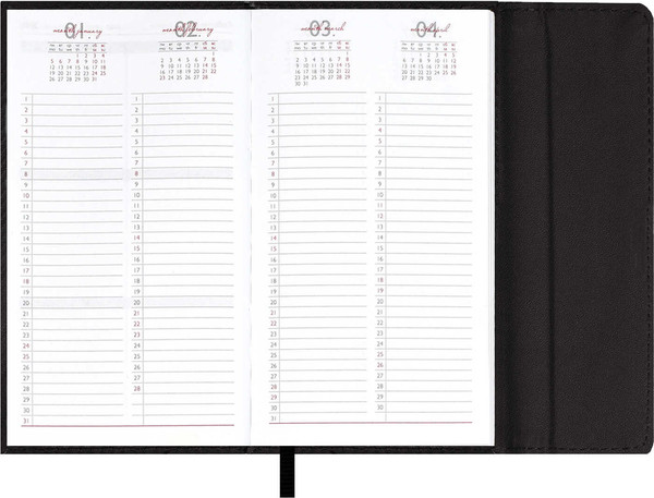 Изображение товара Еженедельник Escalada Кассандра 2026 / 70350 (64л, черный)