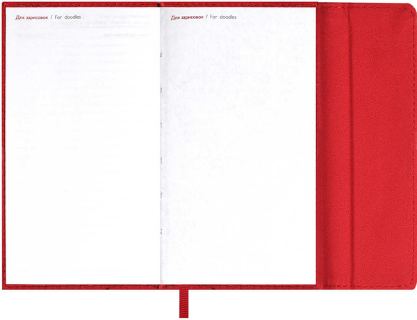 Изображение товара Еженедельник Escalada Кассандра 2026 / 70351 (64л, красный)