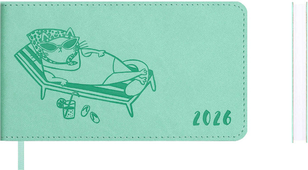 Изображение товара Еженедельник Escalada Виннер 2026 / 70401 (64л, мятный)