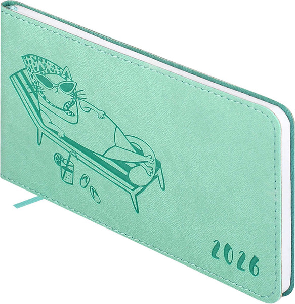 Изображение товара Еженедельник Escalada Виннер 2026 / 70401 (64л, мятный)