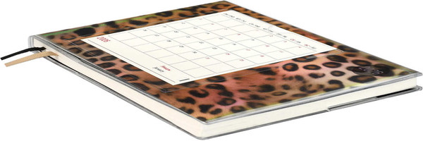 Изображение товара Еженедельник Escalada Леопард 2026 / 70347 (64л, коричневый)