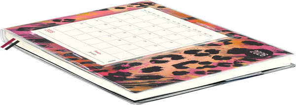 Изображение товара Еженедельник Escalada Леопард 2026 / 70349 (64л, розовый)