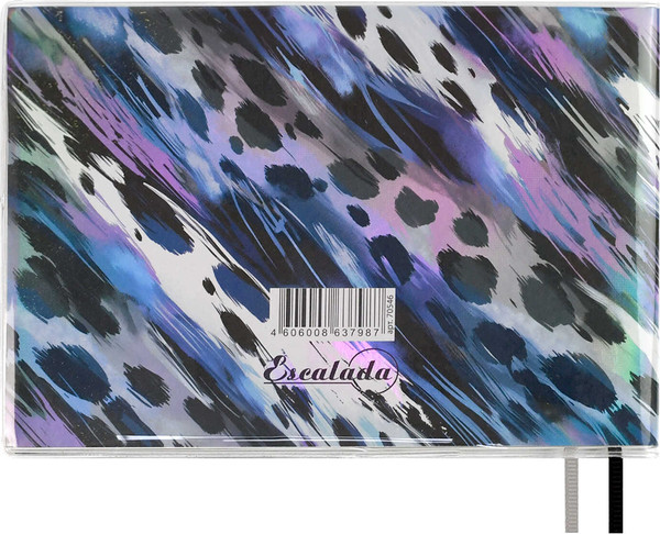 Изображение товара Еженедельник Escalada Леопард 2026 / 70546 (64л, голубой)