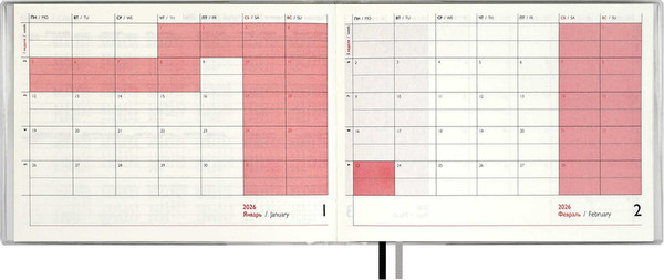 Изображение товара Еженедельник Escalada Леопард 2026 / 70347 (64л, коричневый)
