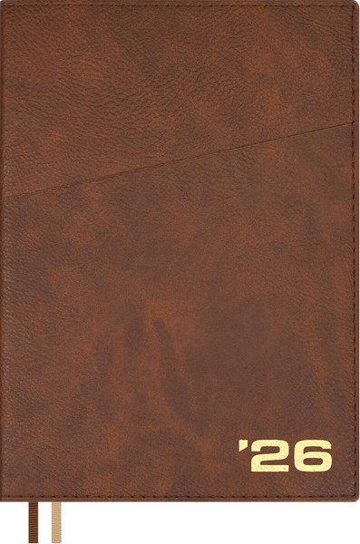 Изображение товара Ежедневник Escalada Шеврет 2026 / 70209 (176л, коричневый)