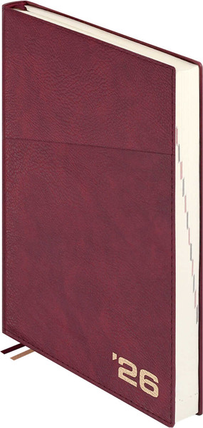Изображение товара Ежедневник Escalada Шеврет 2026 / 70210 (176л, бордовый)