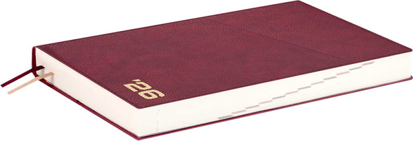 Изображение товара Ежедневник Escalada Шеврет 2026 / 70210 (176л, бордовый)