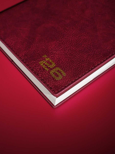 Изображение товара Ежедневник Escalada Шеврет 2026 / 70210 (176л, бордовый)