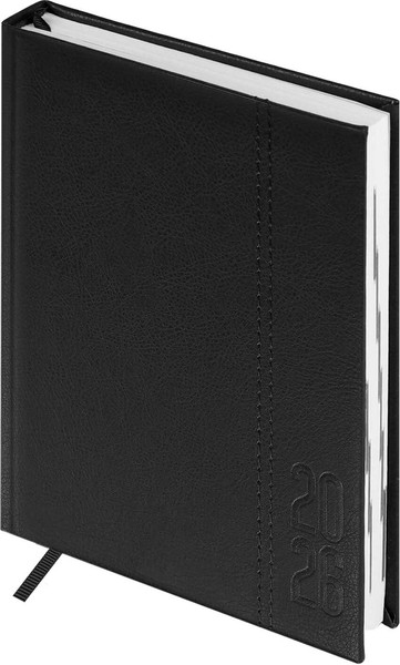 Изображение товара Ежедневник Escalada Наппа 2026 / 70283 (176л, черный)