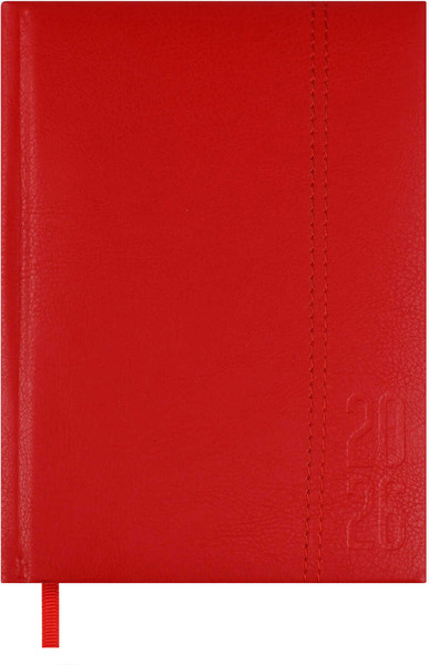 Изображение товара Ежедневник Escalada Наппа 2026 / 70286 (176л, красный)