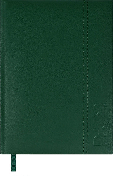 Изображение товара Ежедневник Escalada Наппа 2026 / 70287 (176л, темно-зеленый)