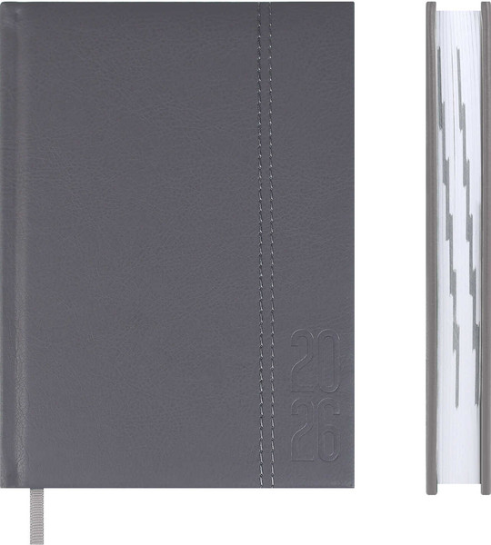 Изображение товара Ежедневник Escalada Наппа 2026 / 70288 (176л, серый)