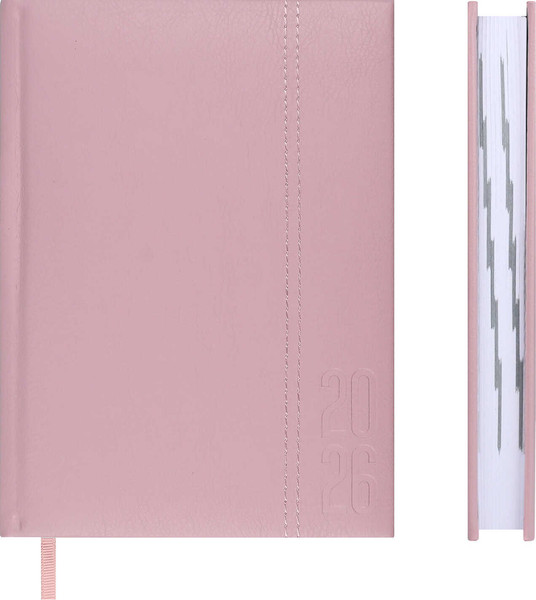 Изображение товара Ежедневник Escalada Наппа 2026 / 70289 (176л, розовый)
